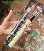 Custom Personalized Engraved Rosewood Chopsticks Set with Mother of Pearl Inlay