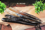 Personalized Natural Horn Shoe Horn – Length: 15 - 16.5 inch