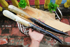 Personalized Natural Horn Shoe Horn – Length: 17 - 19 inch