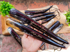 Personalized Natural Horn Shoe Horn – Length: 12.6 - 14 inch