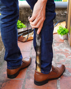 Personalized Natural Horn Shoe Horn – Length: 15 - 16.5 inch