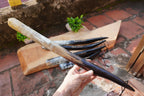 Personalized Natural Horn Shoe Horn – Length: 19.3 - 21 inch