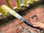 Personalized Natural Horn Shoe Horn – Length: 17 - 19 inch